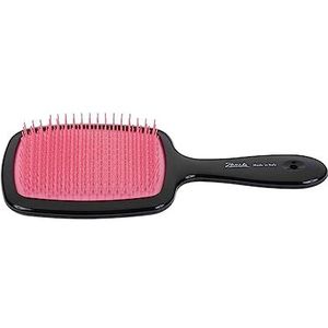 Janeke - Detangling Hairbrush - Platte Borstel - Pink - Nylon Borstelharen