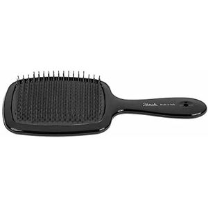 Janeke Detangling Hairbrush Grote Platte Borstel voor het Haar 23 × 9,5 × 3 cm BLACK 1 st