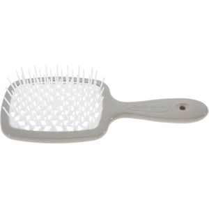 Janeke - Superbrush - Platte Borstel - Zwart - Geschikt voor Nat Haar