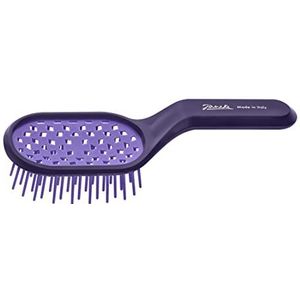 Janeke Curvy Vented Brush platte haarborstel voor Snelle Fohn Styling 1 st