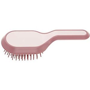 Janeke Curvy Bag Pneumatic Hairbrush Small platte haarborstel voor Alle Haartypen 1 st