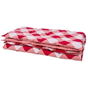 Soffim Scotland donsdekbed voor herfst, hypoallergeen, 1. Variant, 100% polyester, rosé/donker, 250 x 200 x 5 cm