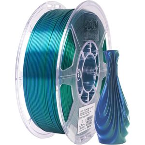 DiverseGoods Zijde Magie PLA Filament 1.75mm - Tweekleurig Groen Blauw - Maatnauwkeurigheid +/-0.05mm - 1KG Spoel (2.2 LBS) - 3D Printing Filament voor 3D Printers