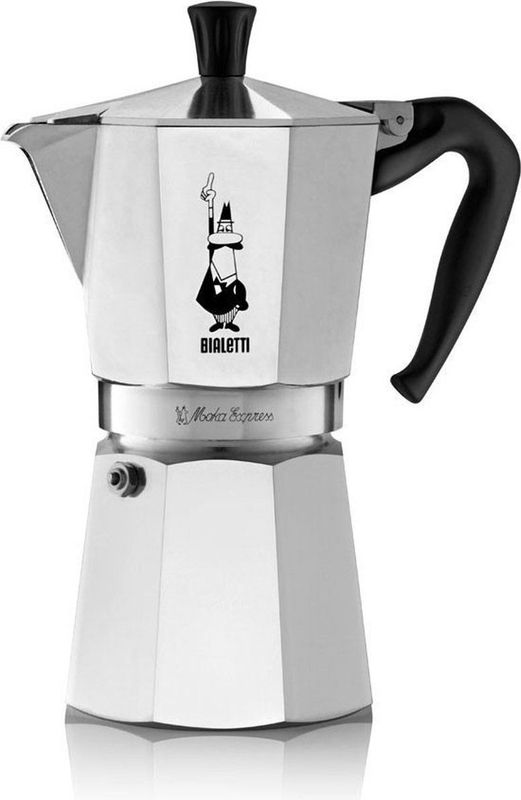 Bialetti Moka Express Percolator 12 kops Aluminium
