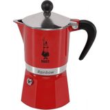 Bialetti Rainbow Rood Percolator 200ml – 3 kops