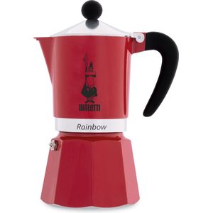 Bialetti Rainbow Rood Percolator 200ml – 3 kops