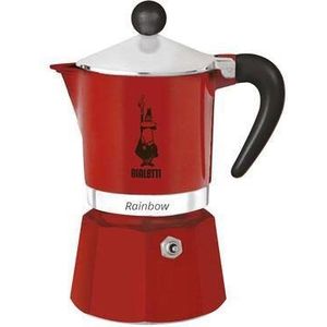 Bialetti Rainbow Rood Percolator 300ml – 6 kops