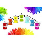Bialetti Rainbow Geel Percolator 200ml – 3 kops