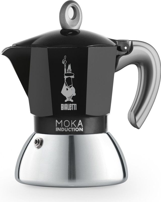 Bialetti Moka Induction - Percolator - Zwart - 2 kops