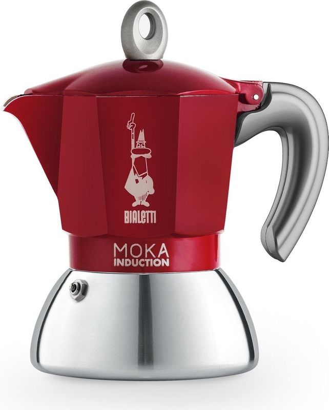 Bialetti Moka Induction - Percolator - Rood - 2 kops