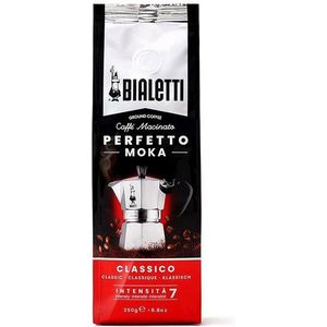 Bialetti Perfetto Moka Classico gemalen koffie - 250 gram