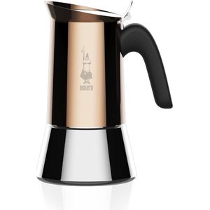 IBILI - Mokka Blauw espressoapparaat, 4 kopjes, 185 ml, RVS, Geschikt