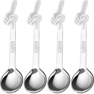 Bialetti espresso-lepel-set Perfetto Moka 4-delig