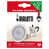 Bialetti Filter&Siliconen Ring Brikka 4 kops & Moka Inductie 6 kops