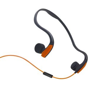 Achter opknoping Wire-Controlled Bone geleiding outdoor sport hoofdtelefoon (oranje)