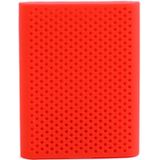 PT500 krasbestendige all-inclusive draagbare harde schijf silicone beschermhoes voor Samsung Portable SSD T5  met ventilatieopeningen (rood)