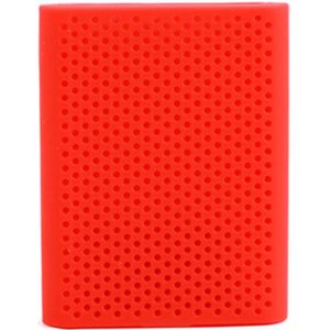 PT500 krasbestendige all-inclusive draagbare harde schijf silicone beschermhoes voor Samsung Portable SSD T5  met ventilatieopeningen (rood)