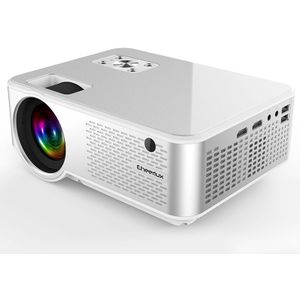 Cheerlux C9 2800 lumens 1280x720 720P HD Android Smart projector  ondersteuning HDMI x 2/USB x 2/VGA/AV (wit)