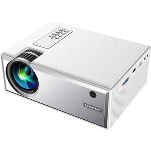 Cheerlux C8 1800 lumens 1.280 x 800 720P 1080P HD WiFi Smart projector  ondersteuning HDMI/USB/VGA/AV (wit)