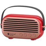 NewRixing NR-3000 stijlvolle huishoudelijke Bluetooth Speaker met Hands-Free Call-functie  ondersteuning TF-kaart & USB & FM & AUX (rood)