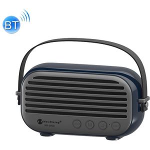 NewRixing NR-3000 stijlvolle huishoudelijke Bluetooth Speaker met Hands-Free Call-functie  ondersteuning TF-kaart & USB & FM & AUX (donkerblauw)