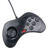 USB computer spel handvat controller voor Sega Saturnus (zwart)