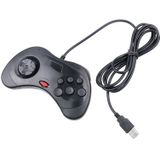 USB computer spel handvat controller voor Sega Saturnus (zwart)