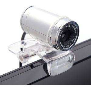 HXSJ A860 30fps 12 Megapixel 480P HD webcam voor desktop/laptop  met 10m geluidsabsorberende microfoon  lengte: 1.4 m (grijs)