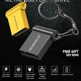 MicroDrive 8GB USB 2 0 metalen mini USB flash drives U disk (goud)