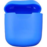 Let Op Type!! Draadloze Koptelefoon Schokbestendig Silicone Beschermhoes Voor Apple AirPods 1/2 (blauw)