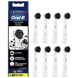 Oral-B Pure Clean Elektrische tandenborstel met actieve koolborstels voor tandenborstel, 8 stuks Oral-B