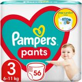 Pampers - Pants - Wegwerp-Luierbroekjes - 6-11 kg - 56 st