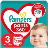Pampers - Baby Dry Pants - Maat 3 - Mega Pack - 128 luierbroekjes