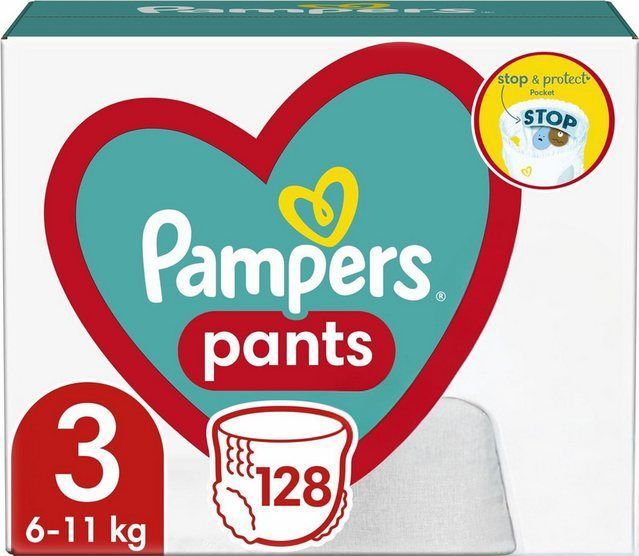 Pampers - Baby Dry Pants - Maat 3 - Mega Pack - 128 luierbroekjes