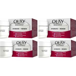 Olay Regenerist - Regenererende Nachtcrème - Voordeelverpakking 4 x 50 ml