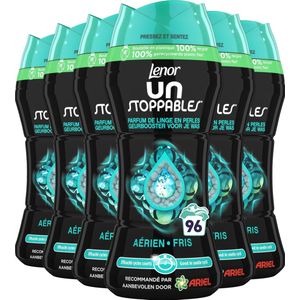 6x Lenor Unstoppables In-Wash Geurbooster Fris 16 Wasbeurten 224 Gr