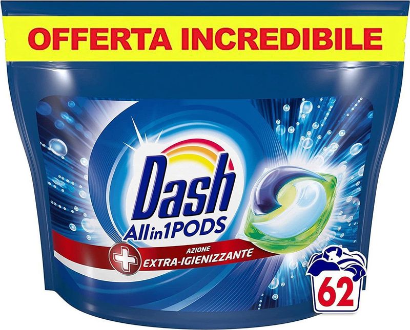 Dash - Pods - Wasmiddel - Kleurloos - Capsules - 20 Stuks