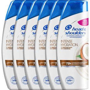 Head & Shoulders Intense Hydration - Anti-roos shampoo - Tot 100% Roosvrij - Voordeelverpakking 6 x 285ml