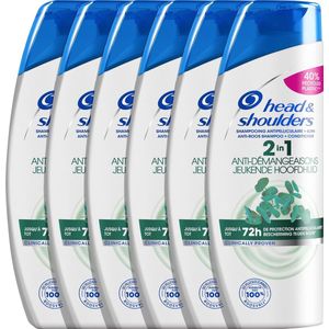 Head & Shoulders Jeukende Hoofdhuid 2in1 Anti-Roos Shampoo en Conditioner - Voordeelverpakking - 6 x 270 ml