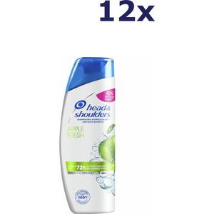 12x Head & Shoulders Apple Fresh Shampoo 285ML