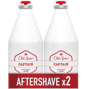 Old Spice Captain Lotion Aftershave 2 stuks (2 x 100 ml)