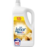 Lenor Vloeibaar Wasmiddel 2 in 1 Color Gouden Orchidee 90 Wasbeurten