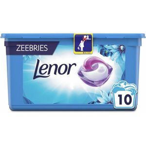 6x Lenor Wasmiddel All-in-1 Pods Zeebries 10 stuks