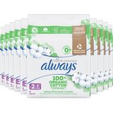 Always Cotton Protection - Long - Maandverband Met Vleugels - Voordeelverpakking 10 x 9 stuks