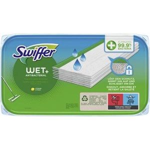Swiffer Wet Wipes Antibacterieel, navulverpakking van 10