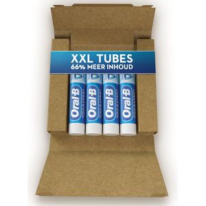 Oral-B Tandpasta Voordeelverpakking - Pro-Expert Professionele Bescherming - 4 x 125 ml - In Gerecycleerd Karton