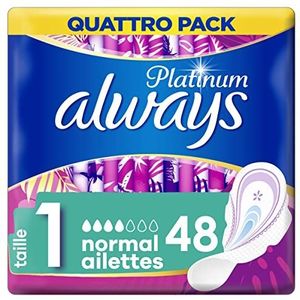 Always - Platinum - Maandverband - Wit - 48 Stuks