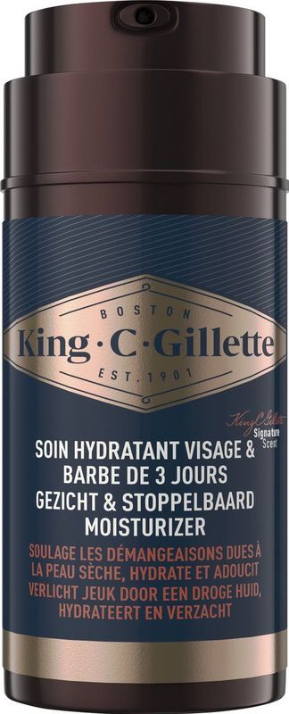 King C. Gillette gezicht en stoppelbaard Moisturizer - 100 ml