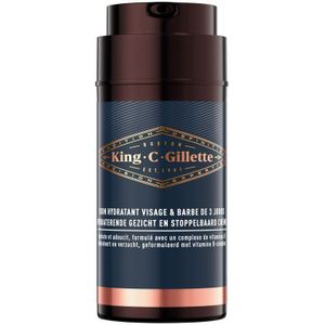 King C. Gillette - Gezicht en Stoppelbaard Moisturizer - 100ml - Hydraterend