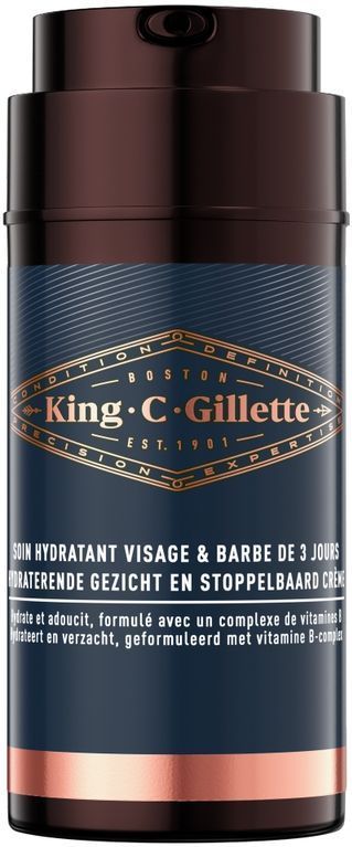 King C. Gillette - Gezicht en Stoppelbaard Moisturizer - 100ml - Hydraterend